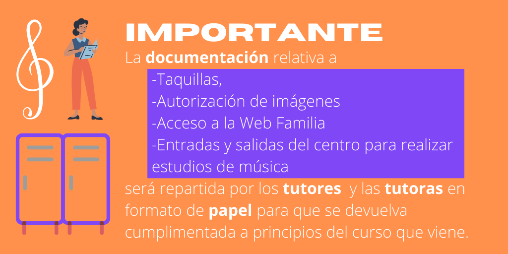 Aviso docs inicio de curso.