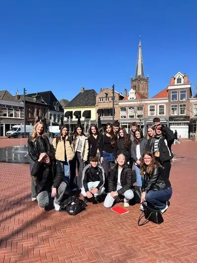 foto grupo en holanda