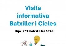 Visita informativa Batxiller i Cicles 2024