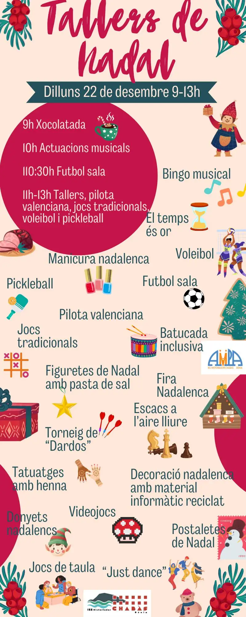 Tallers i activitats de Nadal - Curs 2025/2026