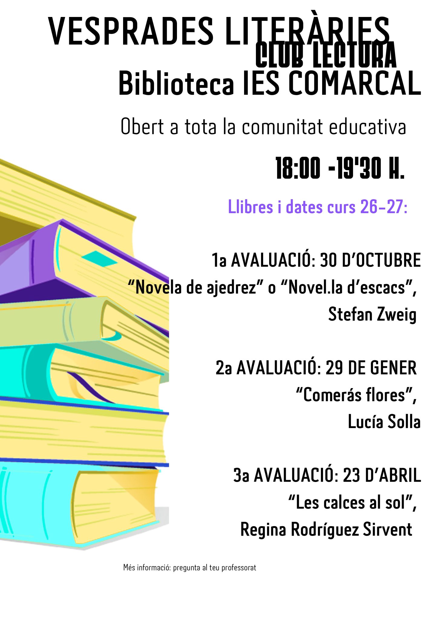 Calendari General Vesprades Literàries