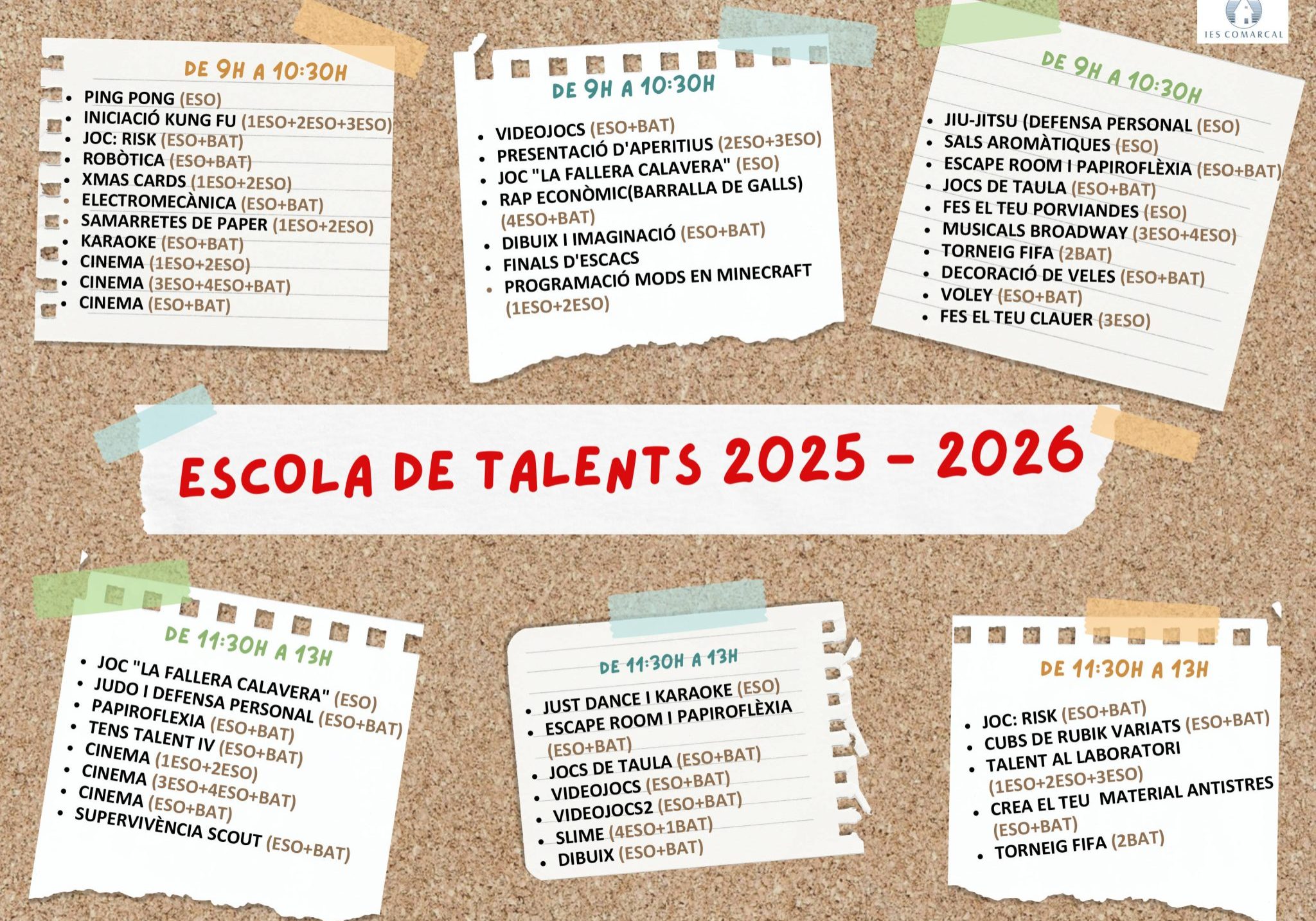 2025 ESCOLA DE TALENTS
