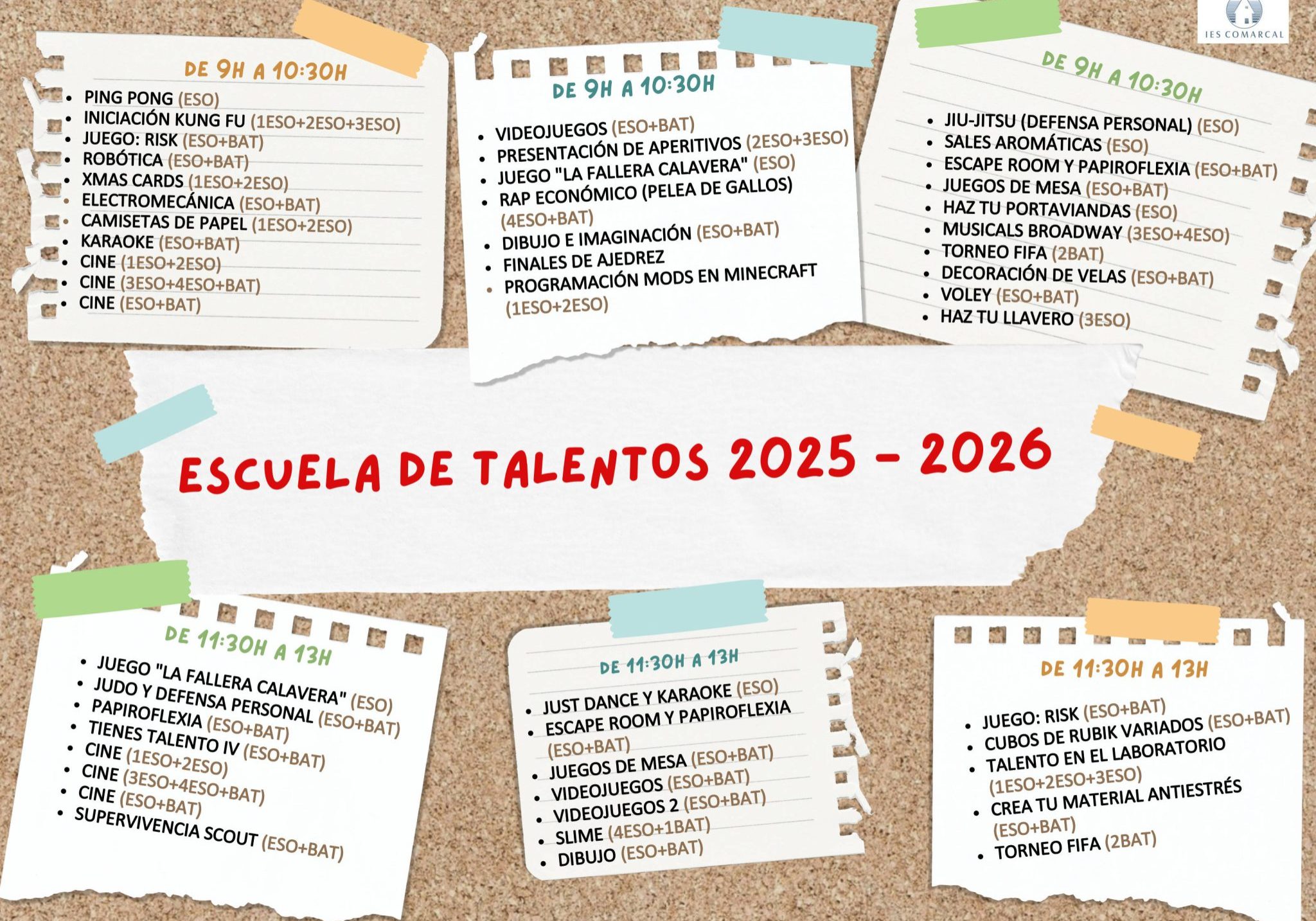 2025 ESCUELA DE TALENTOS