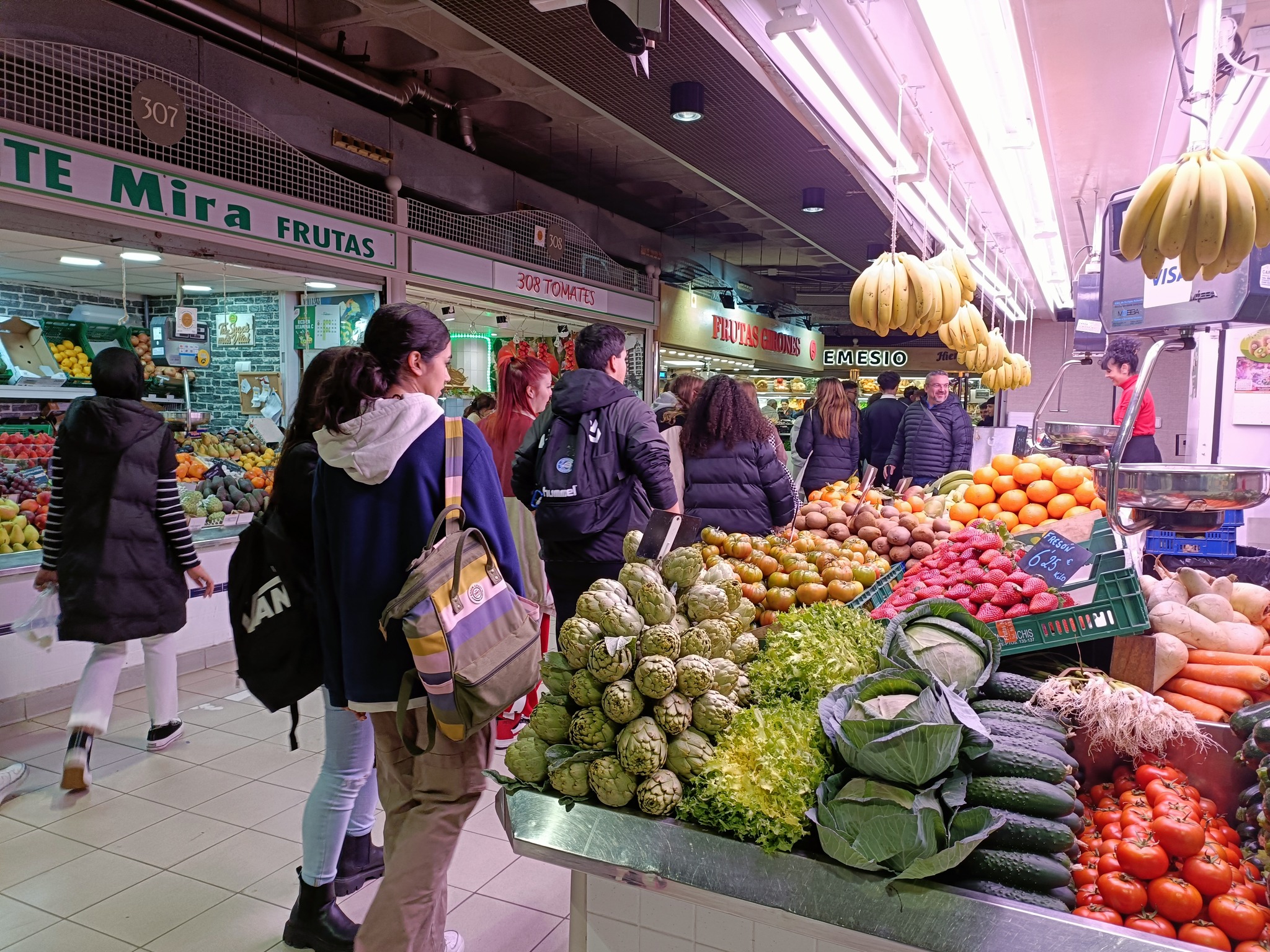 Visita al Mercat Central i al Banc d’Espanya