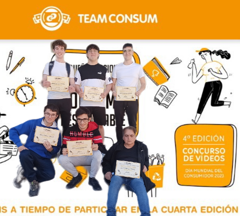 Finalistas en el concurso «Team Consum»