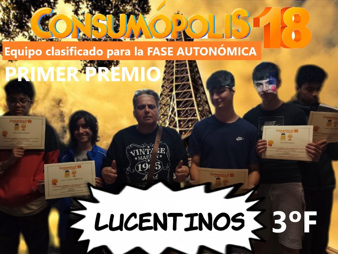 Primer premio de la Comunidad Valenciana en el concurso Consumópolis 18
