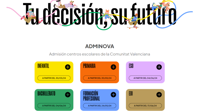 Instruccions matrícula Adminova