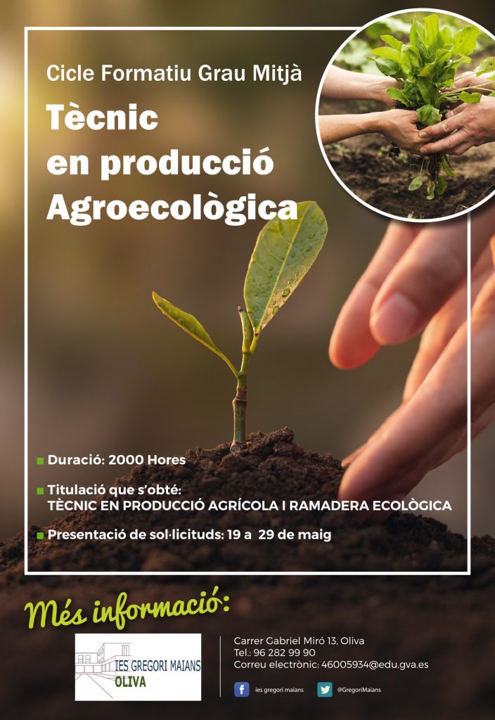 GM Tècnic en producció Agroecològica