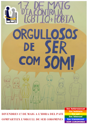 Cartell dia contra LGTBIfòbia 2019