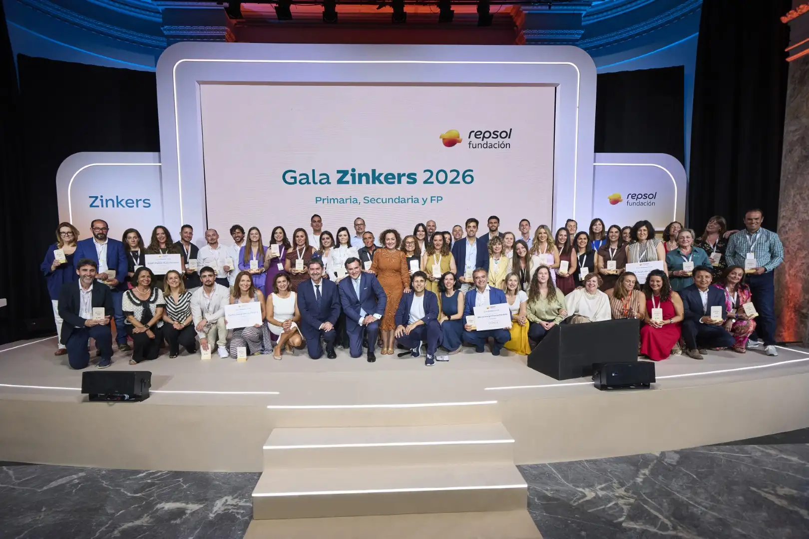 ZINKERS 
¡¡¡¡PRIMER PREMIO ABSOLUTO SECUNDARIA!!!! Gala Fundación Repsol. 
