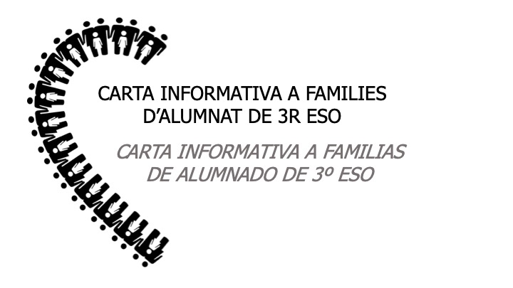 Carta informativa per a families de 3r