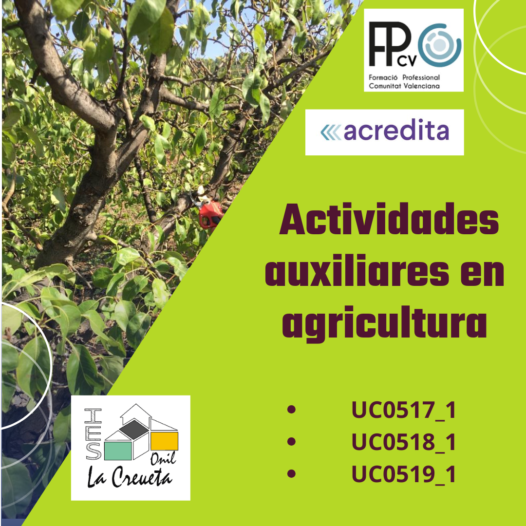 ACTIVIDADES AUXILIARES EN AGRICULTURA