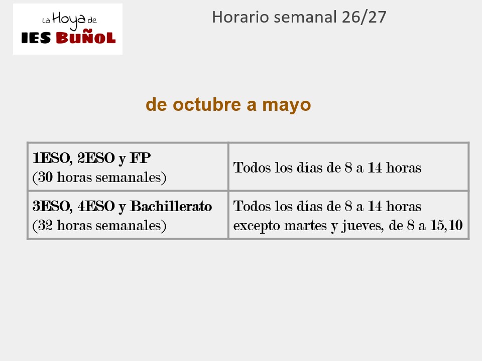 horari oct-maig