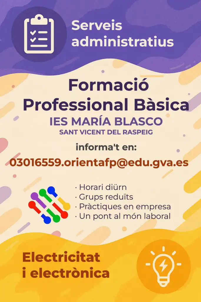 Cartell FPB en Valencià