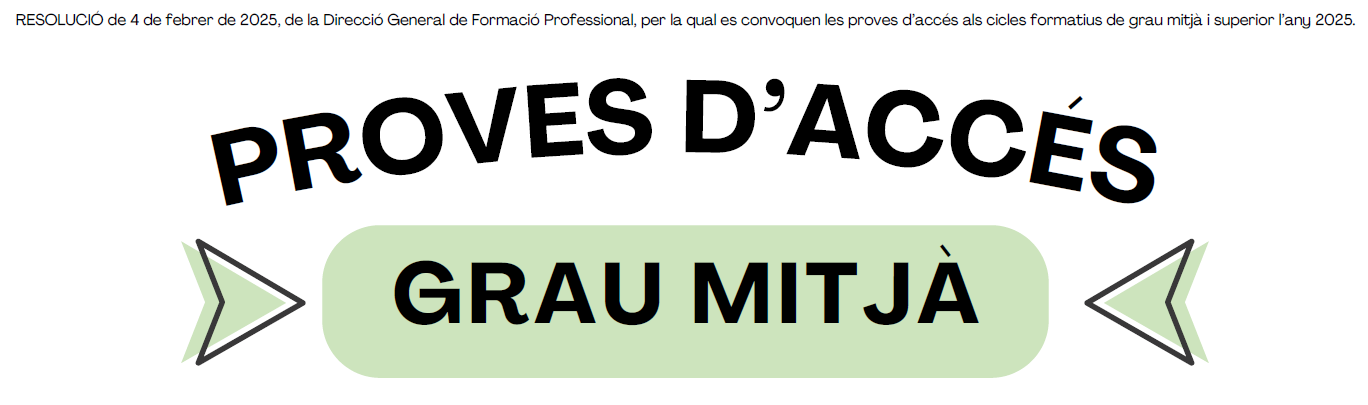 Proves d'accés grau mitjà