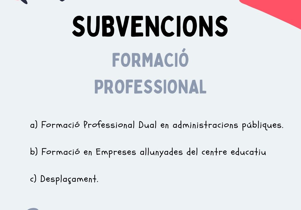 SUBVENCIONS