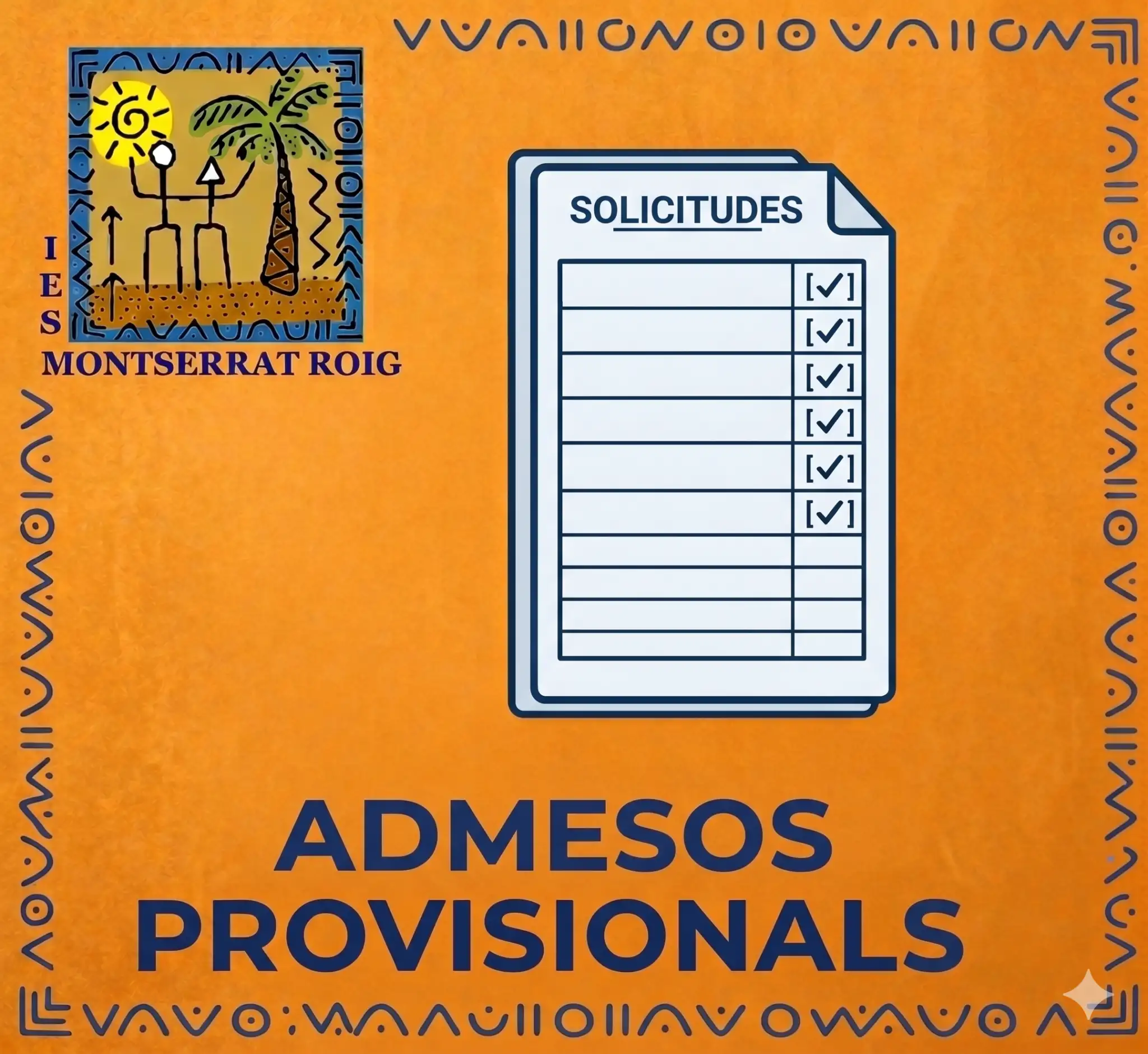 Listas provisionales VAL