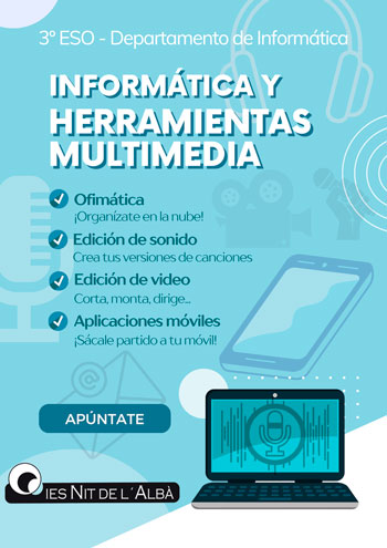 Optativa 3ESO Informática y herramientas multimedia