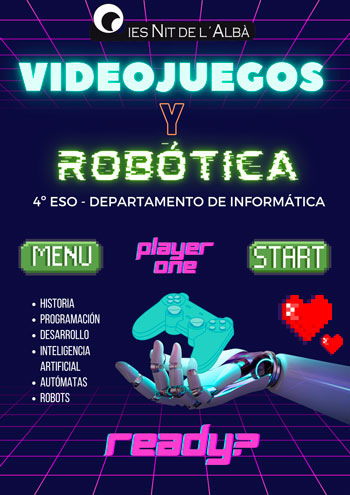 Optativa 4ESO Videojuegos y robótica