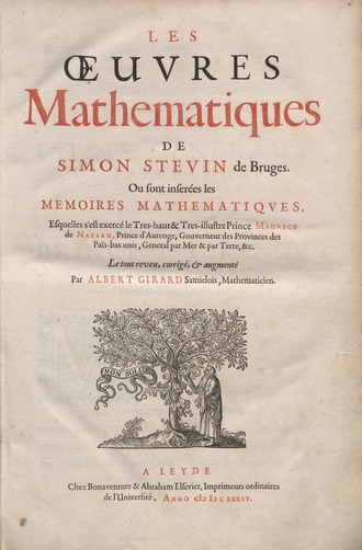 Ouevres mathematiques, Simon Stevin