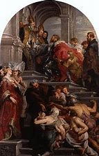 La conversió de Sant Bavó, Rubens