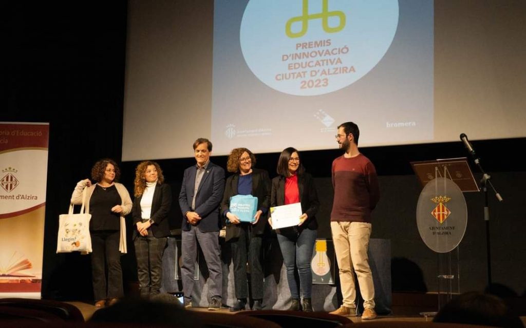 Premi Foment Lector Premi Innovació educativa Ajuntament Alzira