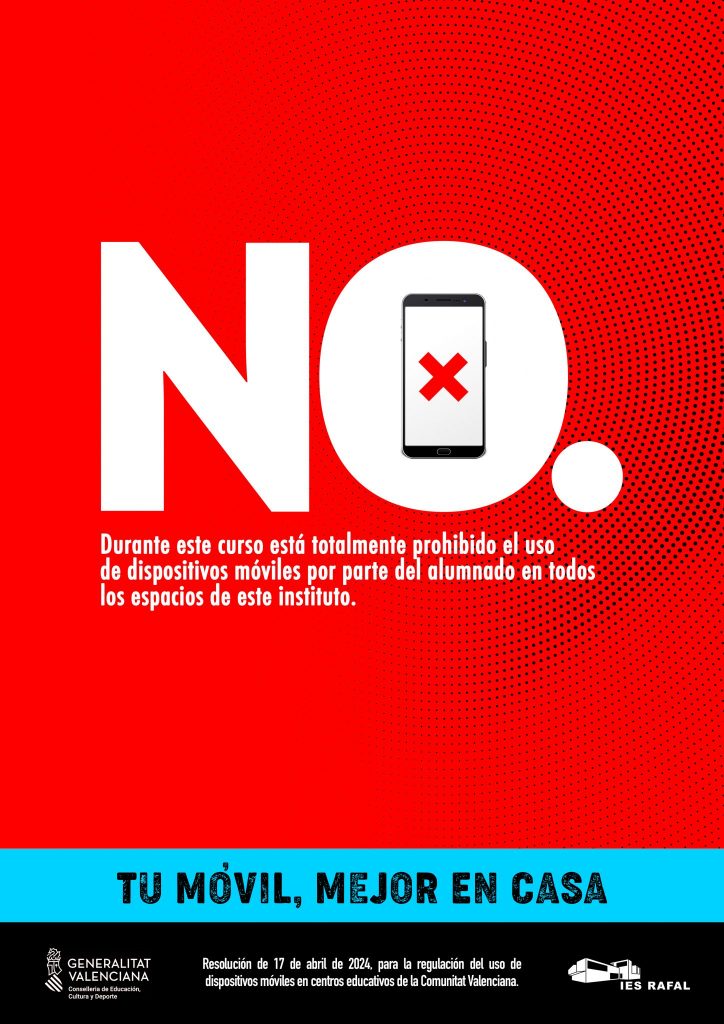 No se permiten dispositivos móviles