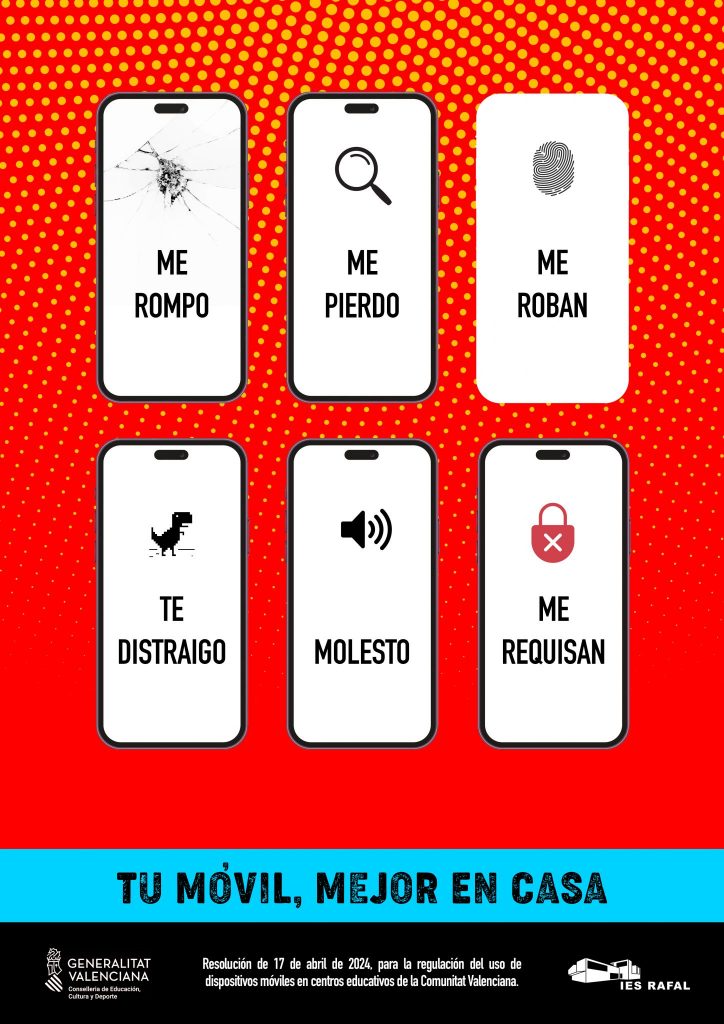 No se permiten dispositivos móviles