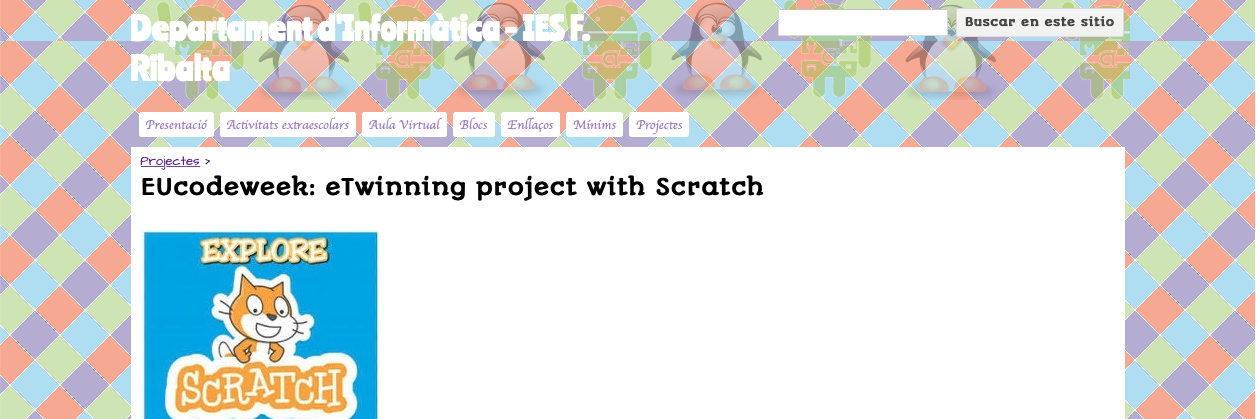eTwinning Project with Scratch (2n ESO)