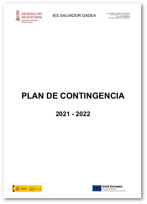 Plan Contingencia IESGadea 21 - 22