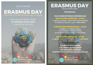 Cartel Erasmus Day