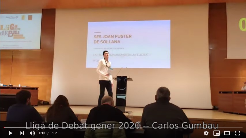 Lliga de Debat 20 - Carlos Gumbau