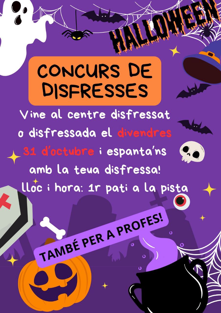 Concurs de disfresses Halloween – Institut de Sollana