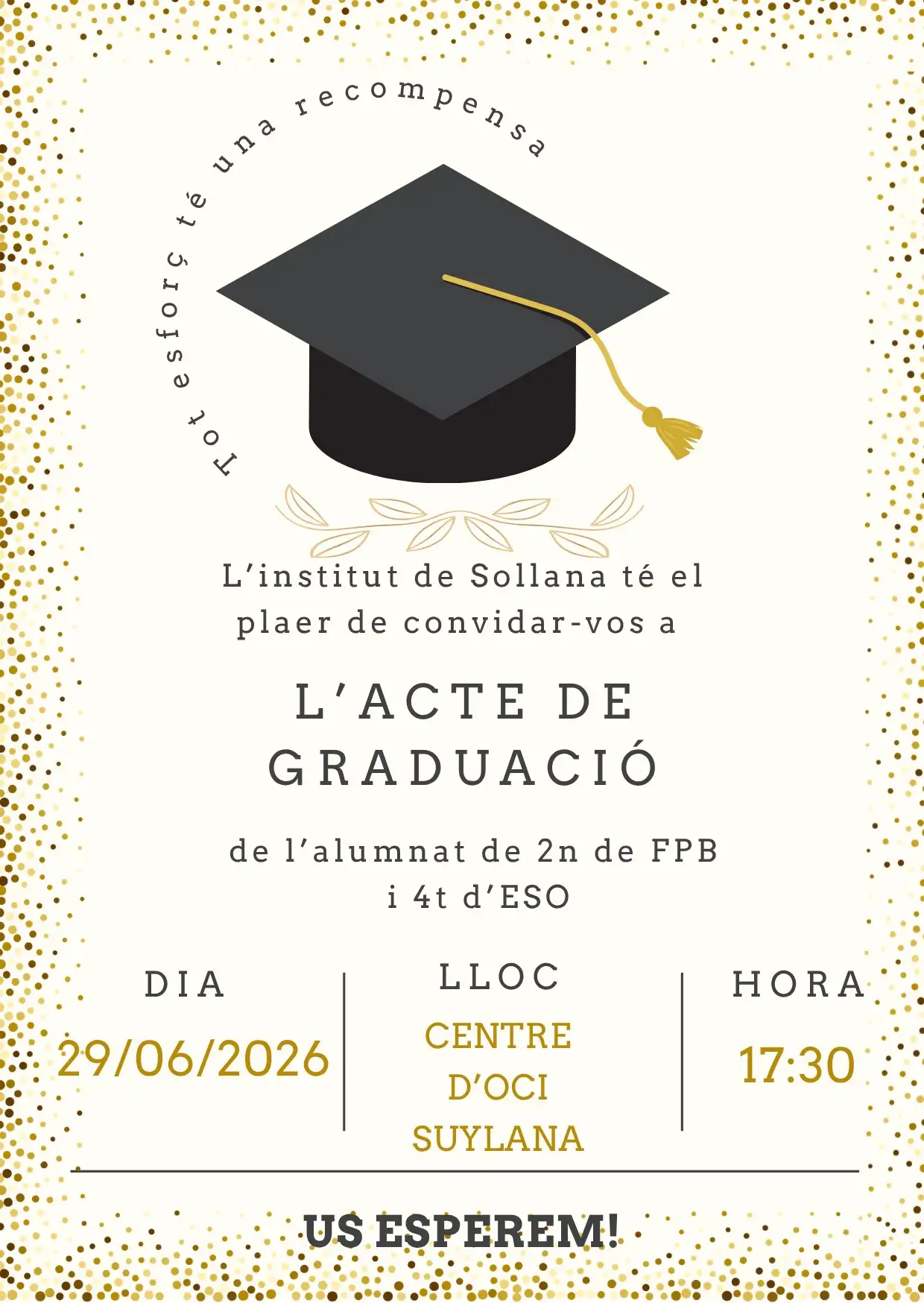 Acte de graduació