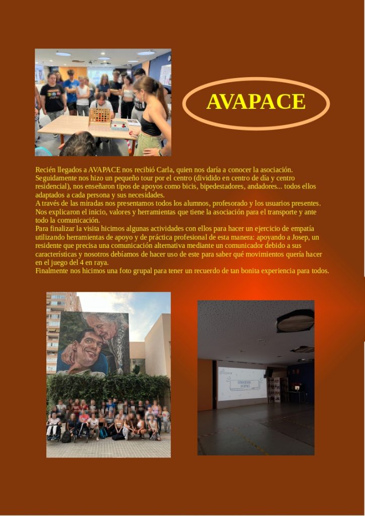 Visita a Avapace del alumnado de ciclos