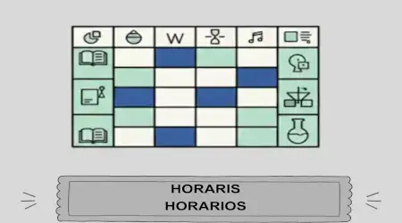 enllaç als horaris del centre