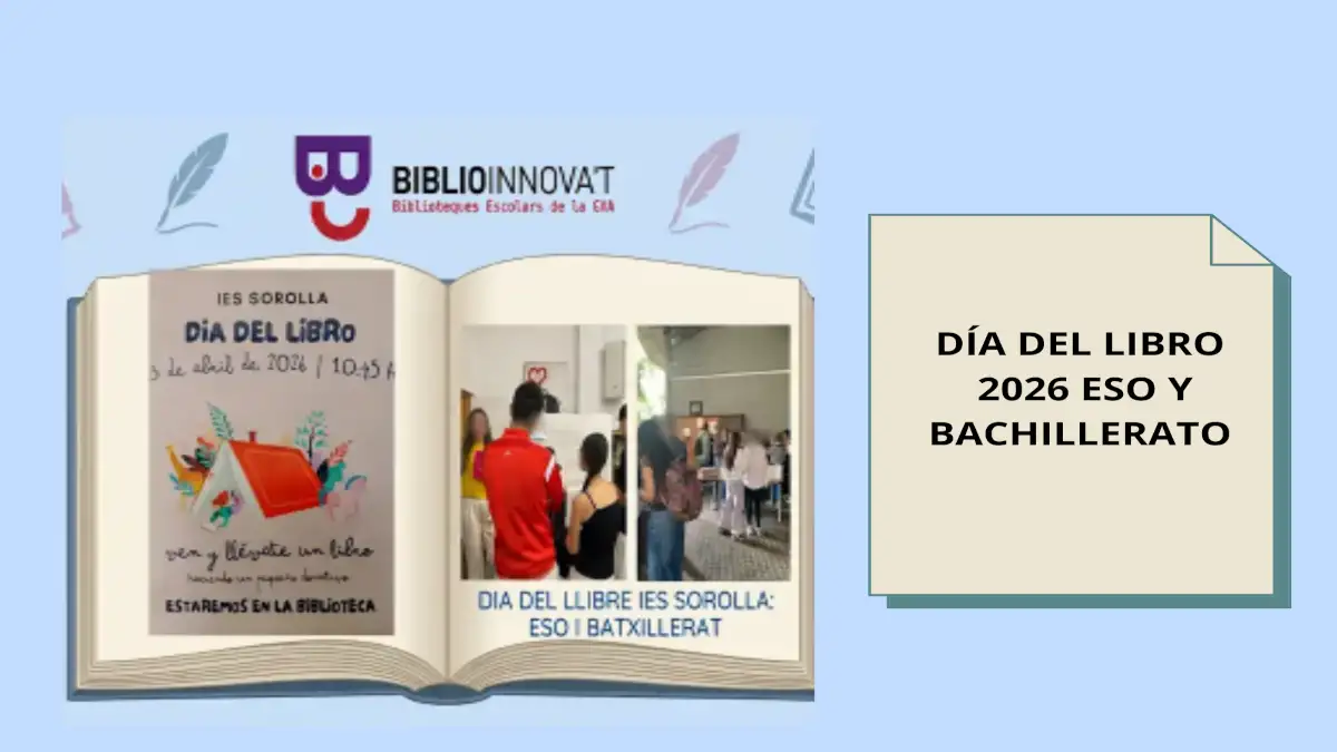 IMatge enllaç día del llibre eso i batxillerat