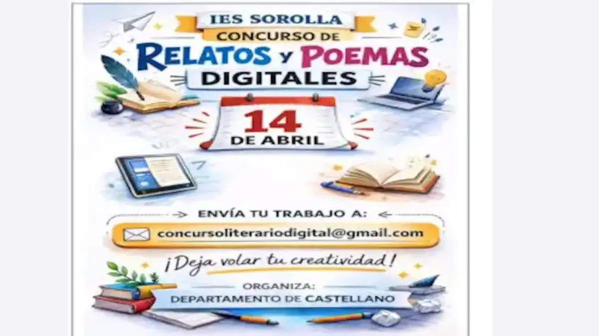 imatge enllaç concurso literario digital departamento de Castellano