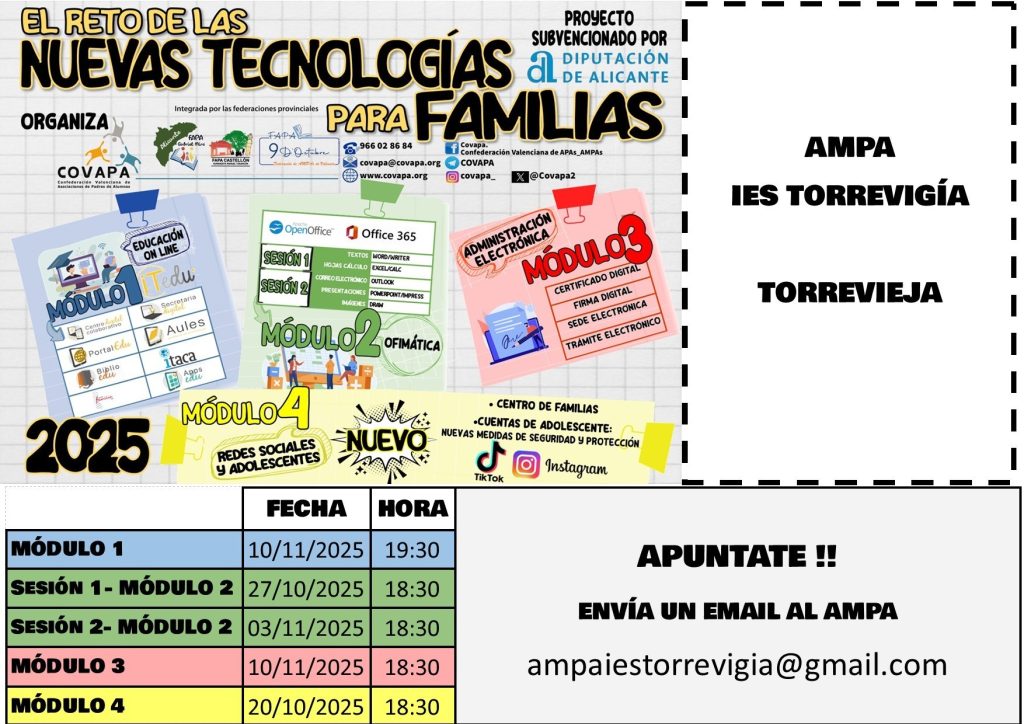 thumbnail_thumbnail_TORREVIEJA - AMPA IES TORREVIGIA - FAMILIAS_NNTT_2025 - cartel
