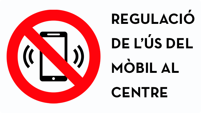 Regulat l’ús del mòbil als centres