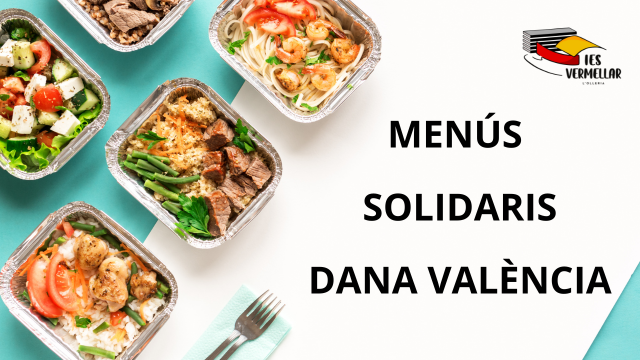 Menús solidaris per als afectats per la DANA