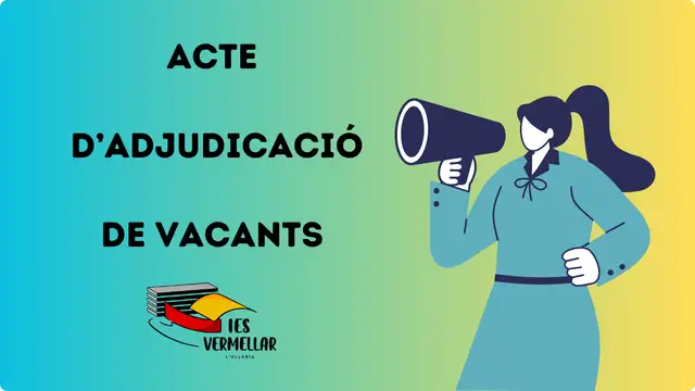 Adjudicació de vacants FPB