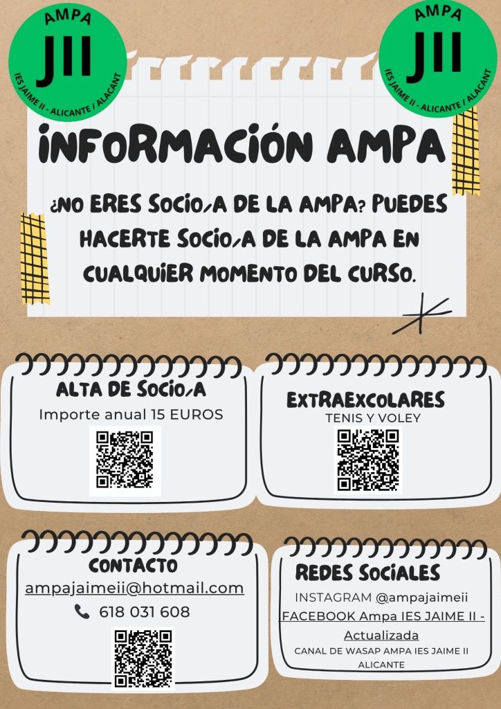 INFORMACIÓ AMPA