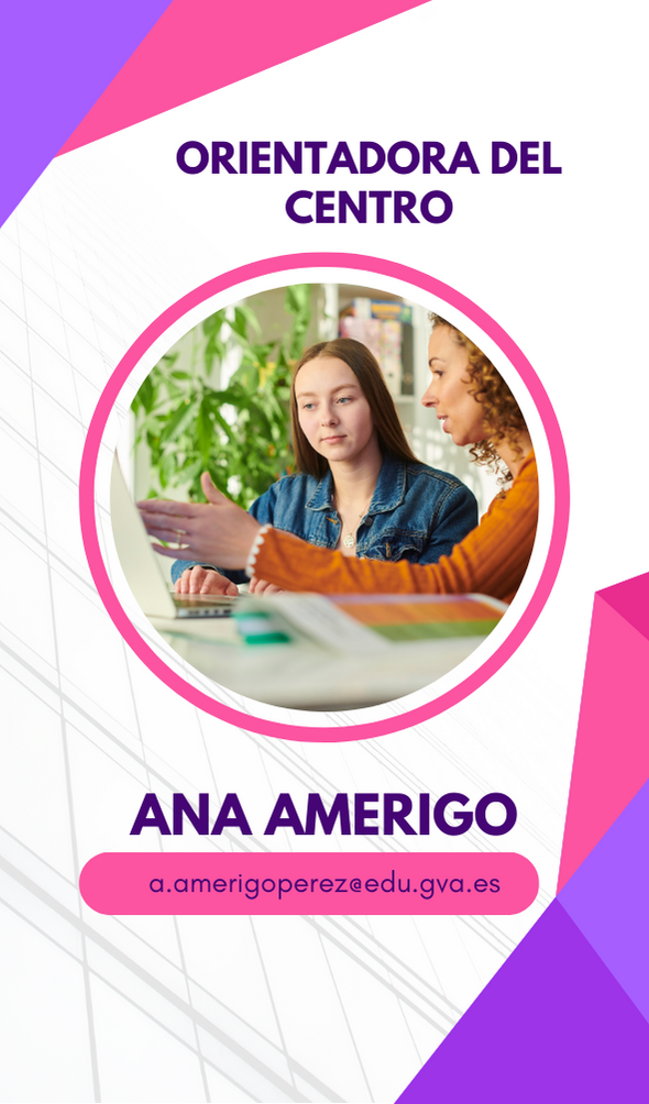 Purple and Pink Modern Business Name Portrait Company Id