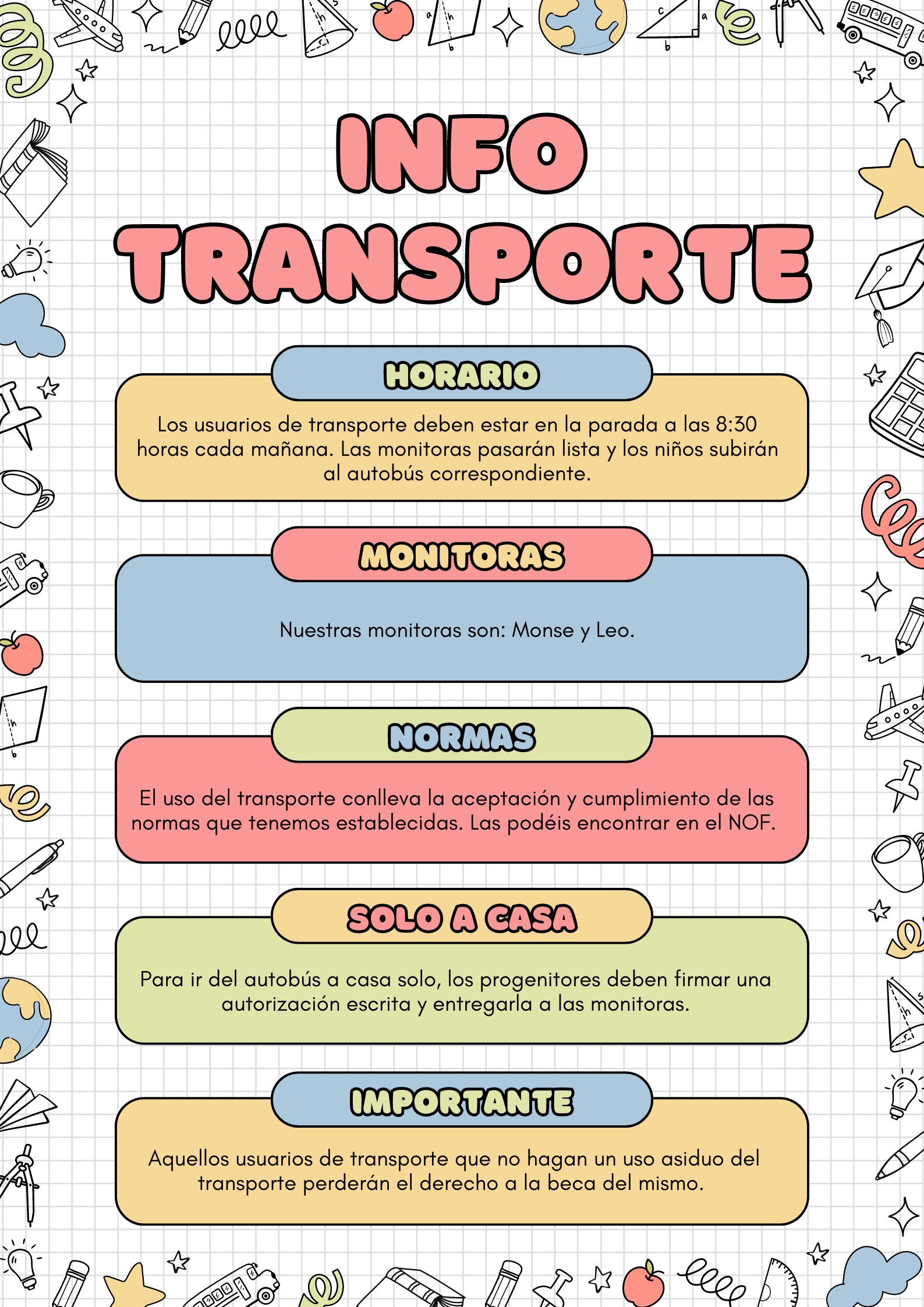 RECORDATORIO TRANSPORTE