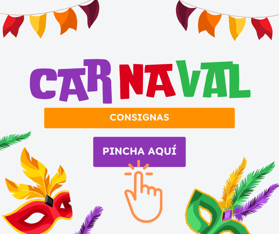 Post Facebook fiesta de carnaval ilustrativo colorido