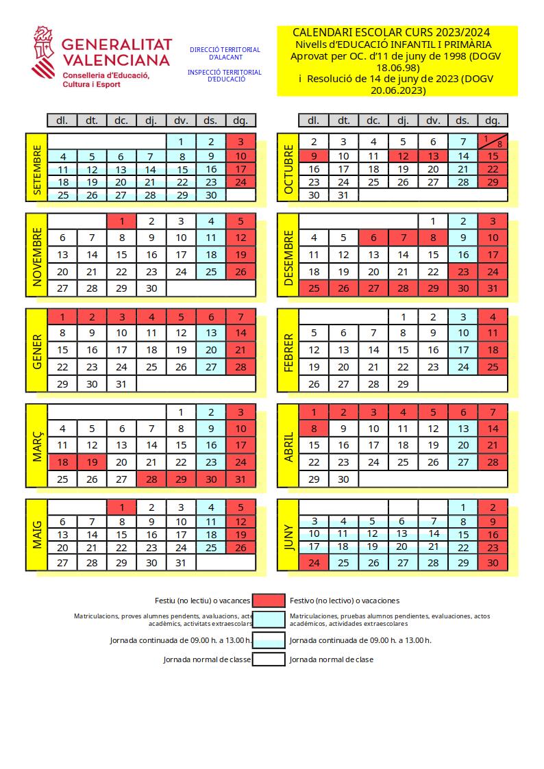 Calendari_escolar_2023_2024 Dénia