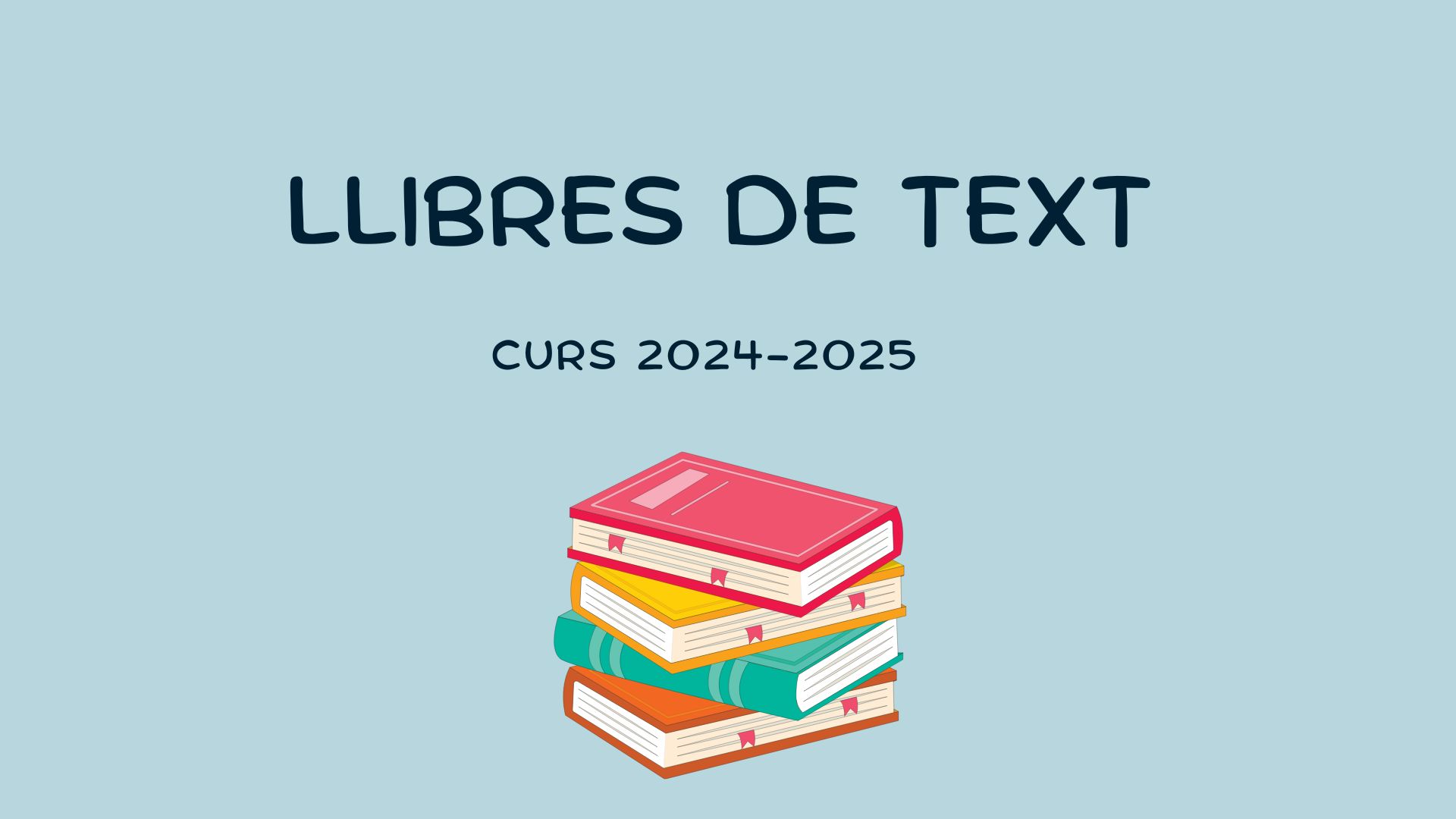 Llibres de text