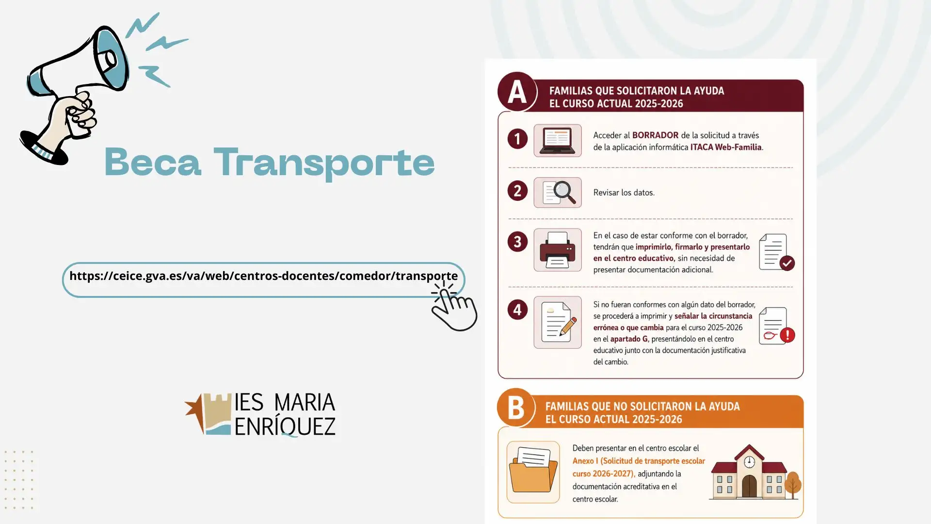 beca transporte