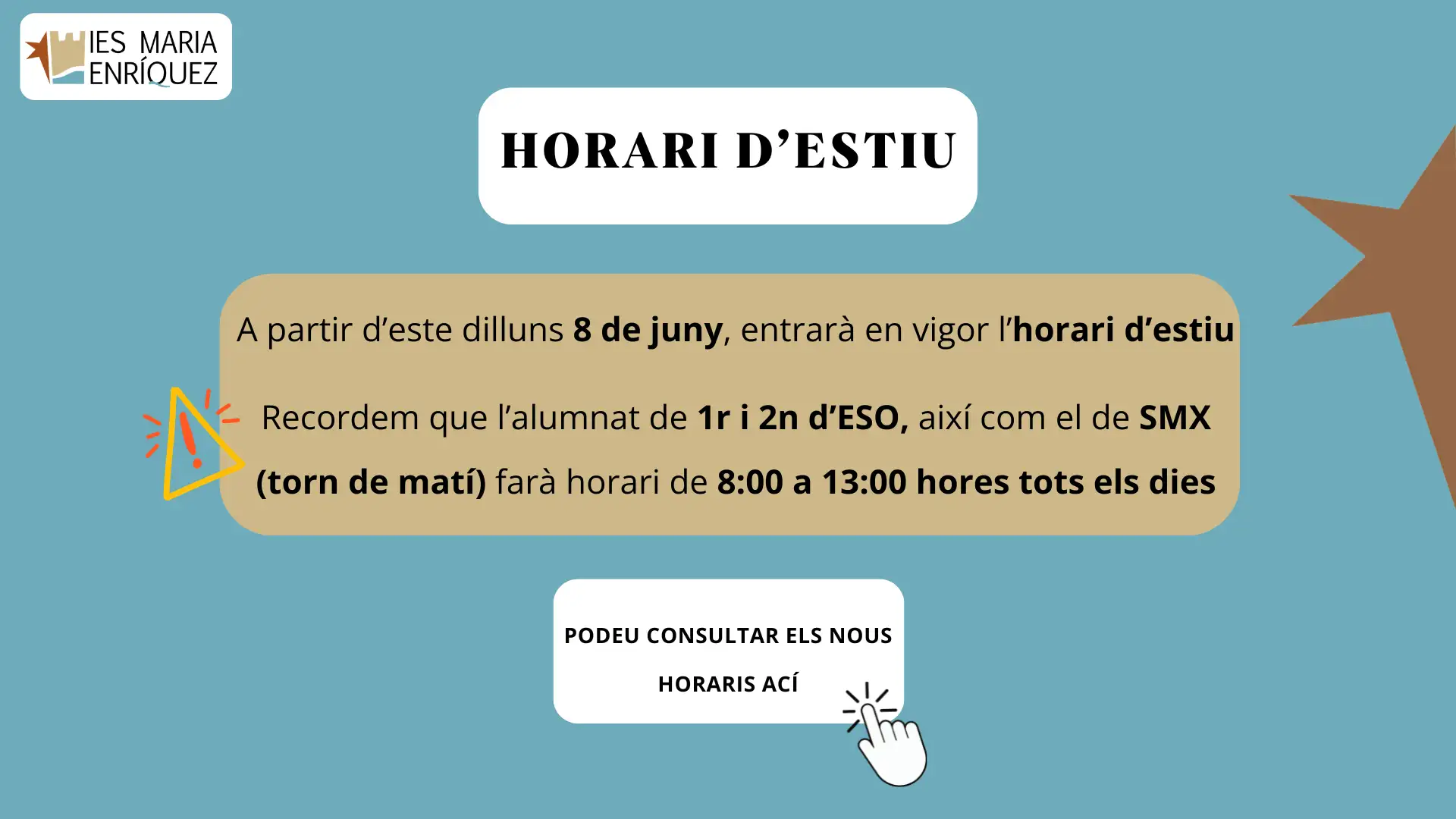 horari ESTIU